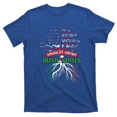 American Grown With Irish Roots Great Gift Ireland Gift T-Shirt