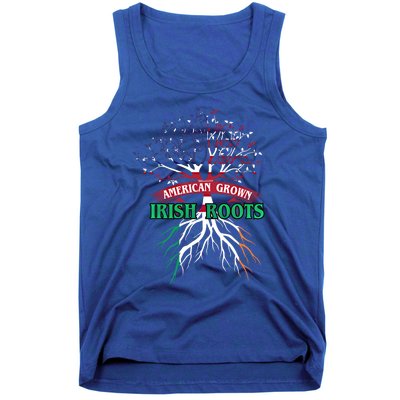 American Grown With Irish Roots Great Gift Ireland Gift Tank Top