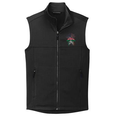 American Grown With Irish Roots Great Gift Ireland Gift Collective Smooth Fleece Vest