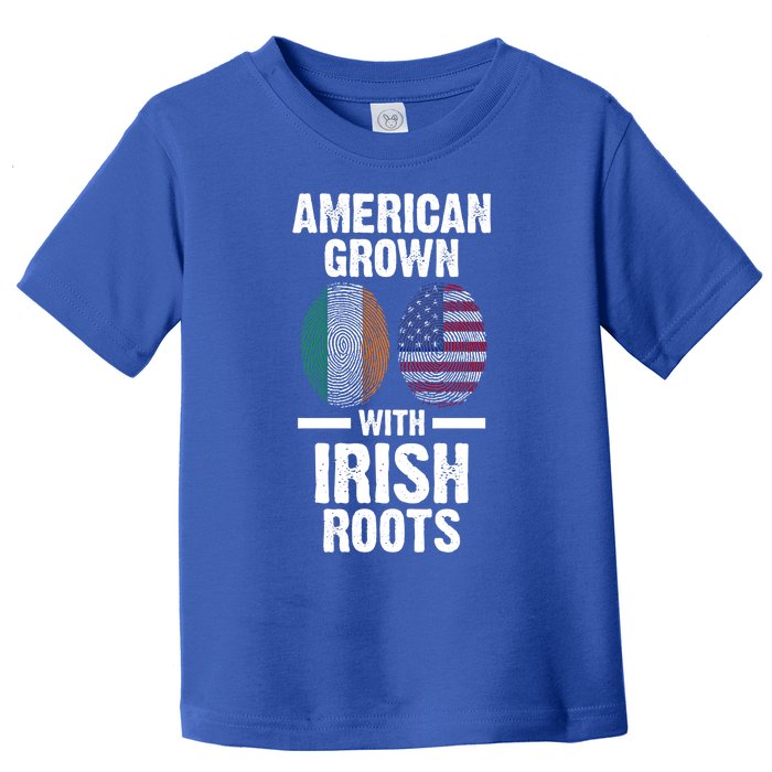 American Grown With Irish Roots Ireland Gift Toddler T-Shirt