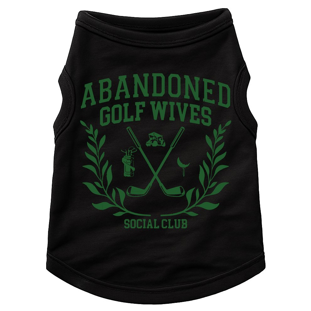 Abandoned Golf Wives Social Club Retro Golf Gift For Women Doggie Tank