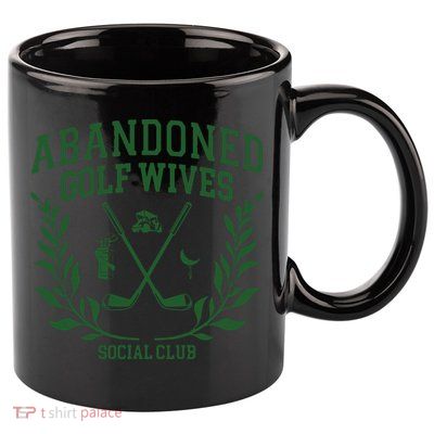 Abandoned Golf Wives Social Club Retro Golf Gift For Women 11oz C Handle Ceramic Mug