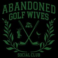 Abandoned Golf Wives Social Club Retro Golf Gift For Women Drawstring Bag