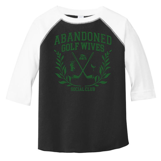 Abandoned Golf Wives Social Club Retro Golf Gift For Women Toddler Fine Jersey T-Shirt