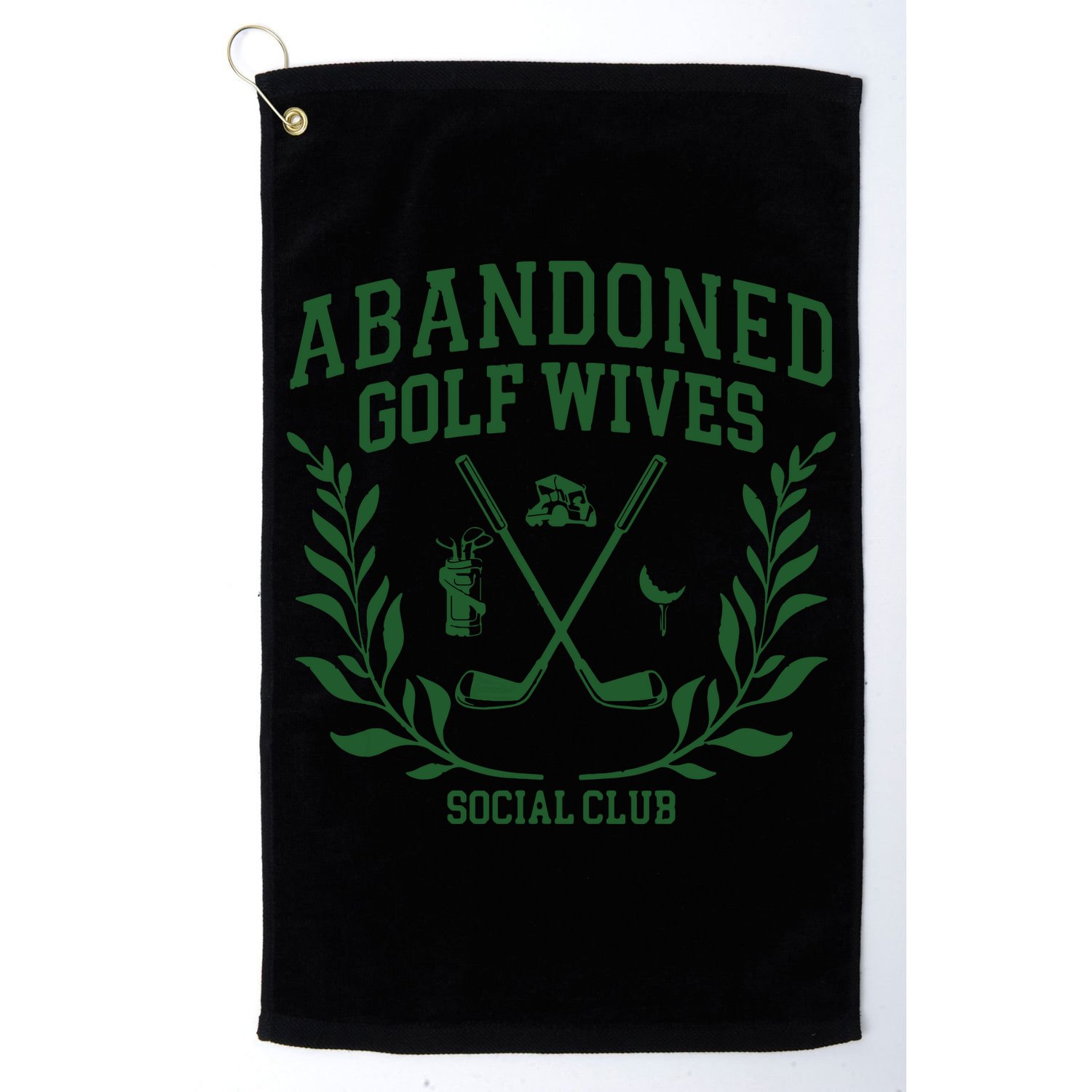 Abandoned Golf Wives Social Club Retro Golf Gift For Women Golf Towel