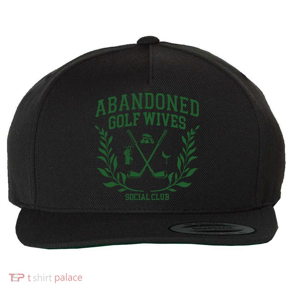 Abandoned Golf Wives Social Club Retro Golf Gift For Women Wool Snapback Cap