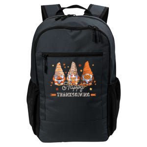 Autumn Gnomes With Harvest Happy Thanksgiving Daily Commute Backpack