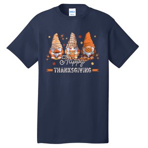 Autumn Gnomes With Harvest Happy Thanksgiving Tall T-Shirt