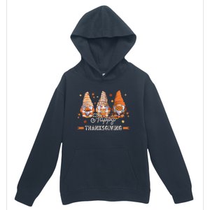 Autumn Gnomes With Harvest Happy Thanksgiving Urban Pullover Hoodie