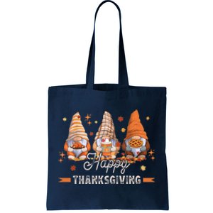 Autumn Gnomes With Harvest Happy Thanksgiving Tote Bag