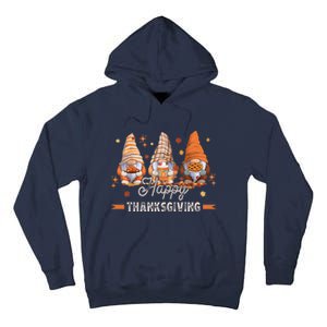 Autumn Gnomes With Harvest Happy Thanksgiving Tall Hoodie