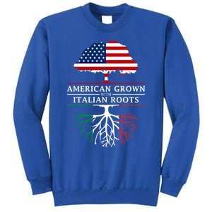 American Grown With Italian Roots Funny Gift Italy Cute Gift Sweatshirt