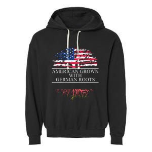 American Grown With German Roots Garment-Dyed Fleece Hoodie