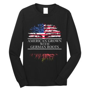 American Grown With German Roots Long Sleeve Shirt