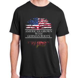 American Grown With German Roots Adult ChromaSoft Performance T-Shirt