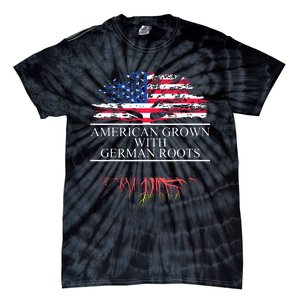 American Grown With German Roots Tie-Dye T-Shirt