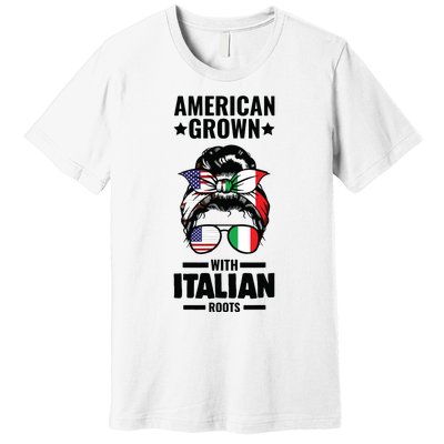 American Grown With Italian Roots Italian Premium T-Shirt