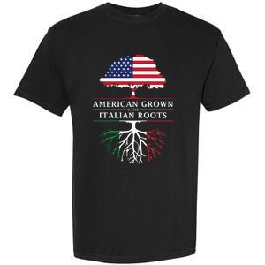 American Grown With Italian Roots Italy Garment-Dyed Heavyweight T-Shirt