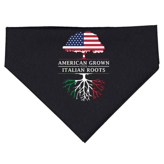 American Grown With Italian Roots Italy USA-Made Doggie Bandana