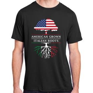 American Grown With Italian Roots Italy Adult ChromaSoft Performance T-Shirt