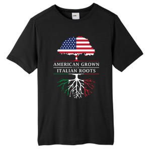 American Grown With Italian Roots Italy Tall Fusion ChromaSoft Performance T-Shirt