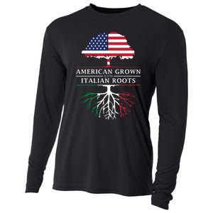 American Grown With Italian Roots Italy Cooling Performance Long Sleeve Crew