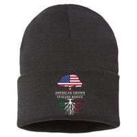 American Grown With Italian Roots Italy Sustainable Knit Beanie