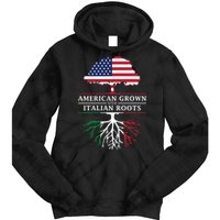 American Grown With Italian Roots Italy Tie Dye Hoodie