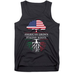 American Grown With Italian Roots Italy Tank Top