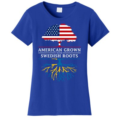 American Grown With Swedish Roots Gift Sweden Gift Women's T-Shirt