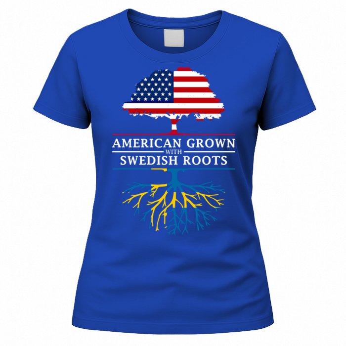 American Grown With Swedish Roots Gift Sweden Gift Women's T-Shirt