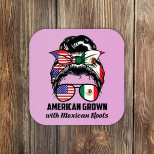 American Grown With Mexican Roots Mexican Coaster