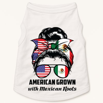 American Grown With Mexican Roots Mexican Doggie Tank