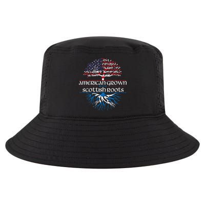 American Grown With Scottish Roots Scotland Pride Heritage Cool Comfort Performance Bucket Hat