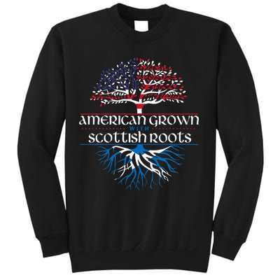 American Grown With Scottish Roots Scotland Pride Heritage Sweatshirt