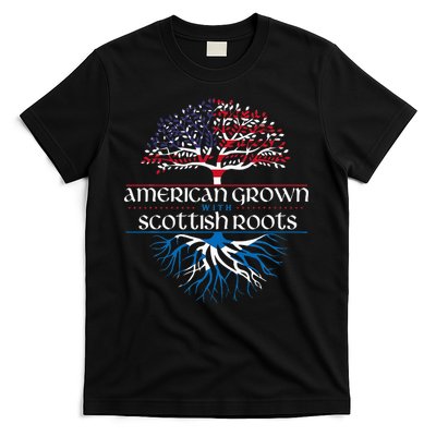 American Grown With Scottish Roots Scotland Pride Heritage T-Shirt