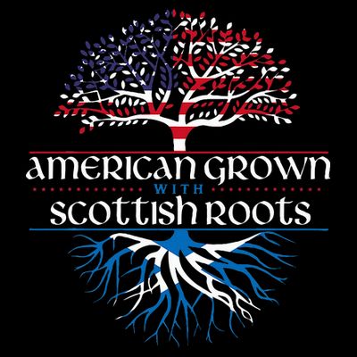 American Grown With Scottish Roots Scotland Pride Heritage T-Shirt