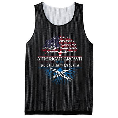 American Grown With Scottish Roots Scotland Pride Heritage Mesh Reversible Basketball Jersey Tank