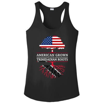 American Grown With Trinidadian Roots Gift Trinidad And Tobago Cute Gift Ladies PosiCharge Competitor Racerback Tank