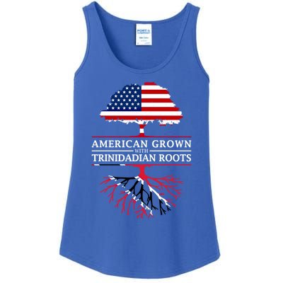 American Grown With Trinidadian Roots Gift Trinidad And Tobago Cute Gift Ladies Essential Tank