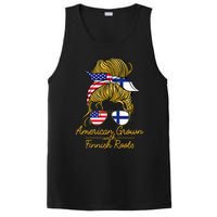 American Grown With Finnish Roots Finland And Usa Flag PosiCharge Competitor Tank