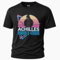 Achilles Greek Warrior Ancient Greek Mythology Retro Cooling Performance Crew T-Shirt