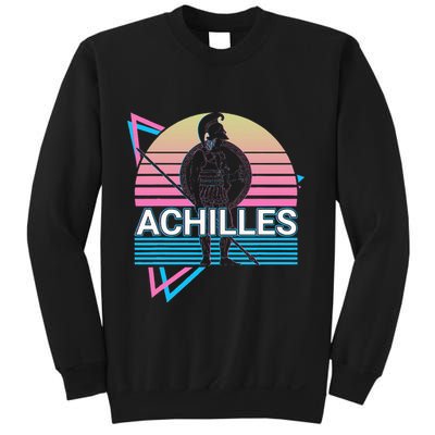 Achilles Greek Warrior Ancient Greek Mythology Retro Sweatshirt