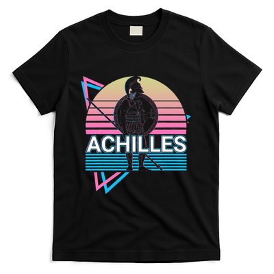 Achilles Greek Warrior Ancient Greek Mythology Retro T-Shirt