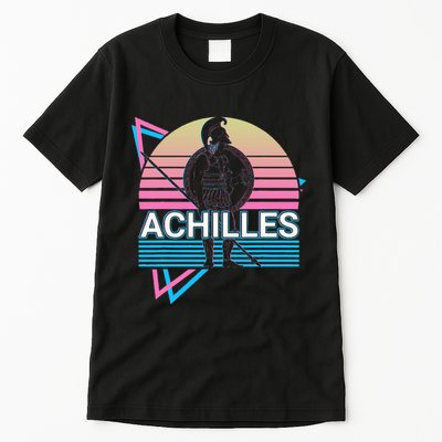 Achilles Greek Warrior Ancient Greek Mythology Retro Tall T-Shirt