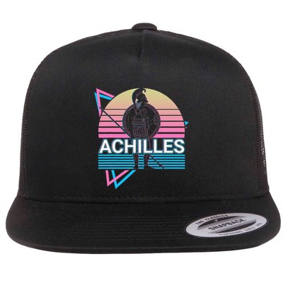 Achilles Greek Warrior Ancient Greek Mythology Retro Flatbill Hat
