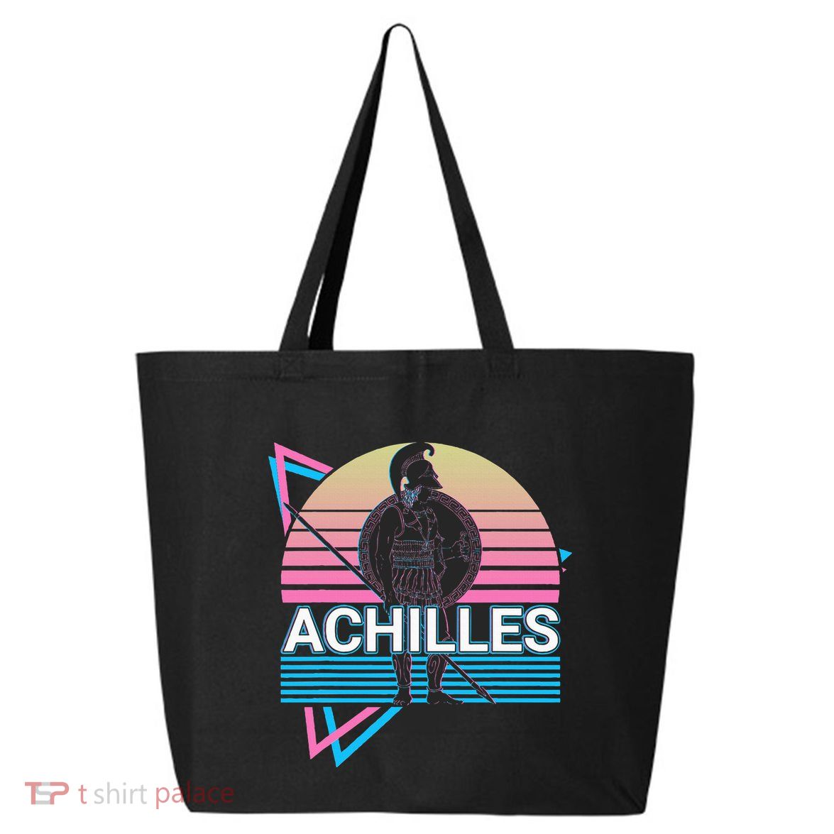 Achilles Greek Warrior Ancient Greek Mythology Retro 25L Jumbo Tote