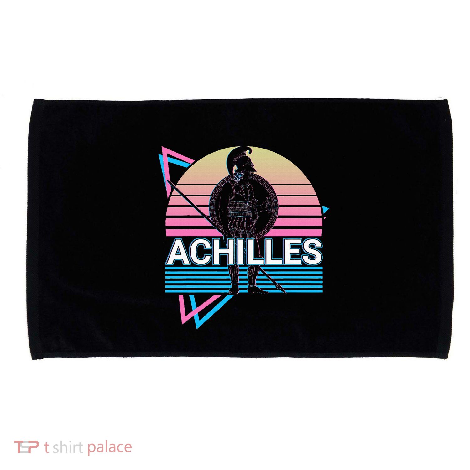 Achilles Greek Warrior Ancient Greek Mythology Retro Microfiber Hand Towel