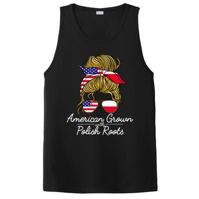 American Grown With Polish Roots Poland And Usa Flag PosiCharge Competitor Tank