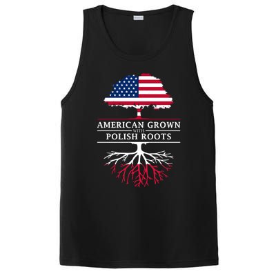 American Grown With Polish Roots Gift Poland Gift PosiCharge Competitor Tank